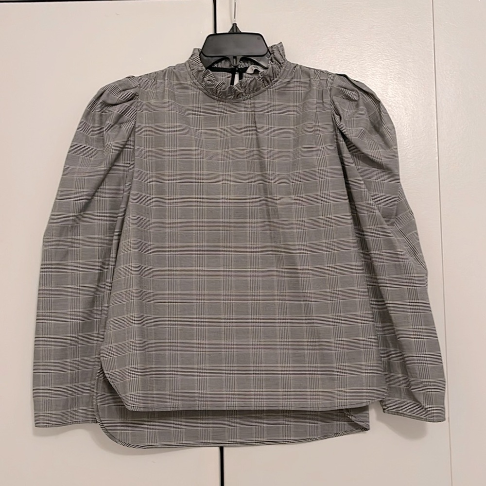 Zara puffy long sleeves top